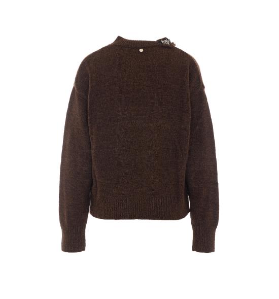 26FW 리우조 스웨터 WF6383MA27S 09Z08 BROWN - LIU JO