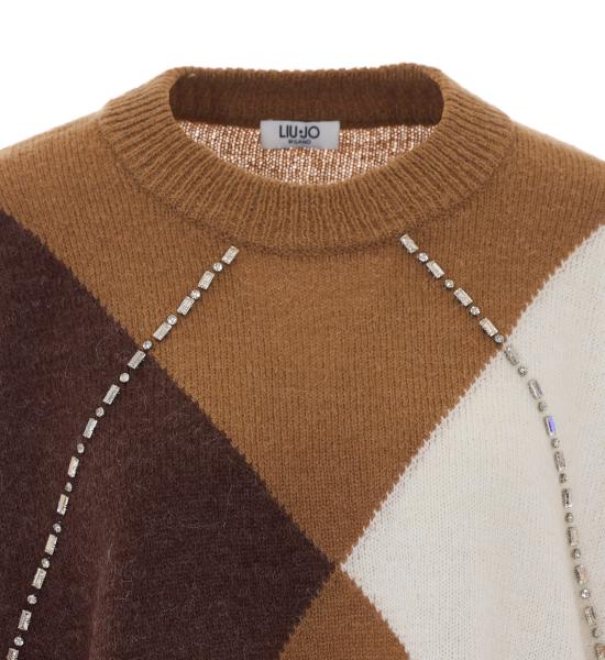 26FW 리우조 스웨터 WF6184MA15R L9516 BEIGE - LIU JO
