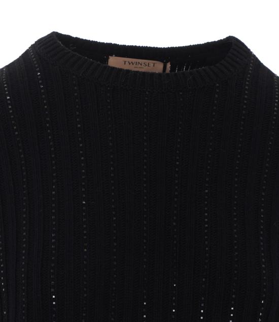26FW 트윈셋 스웨터 262TT3150 00006 BLACK - TWINSET
