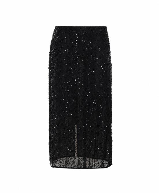 26FW 트윈셋 미디 스커트 262TT2082 00006 BLACK