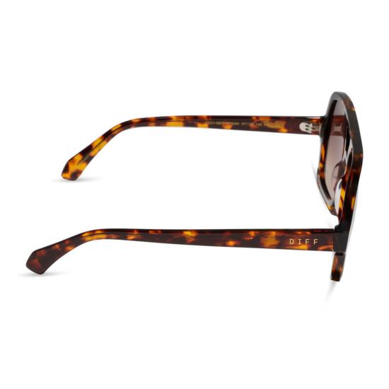  DIFF CHARITABLE EYEWEAR 안경 Diff Charitable Eyewear Layton 선글라스 리치 토터스 브라운 그라데이션 - OTHER BRANDS