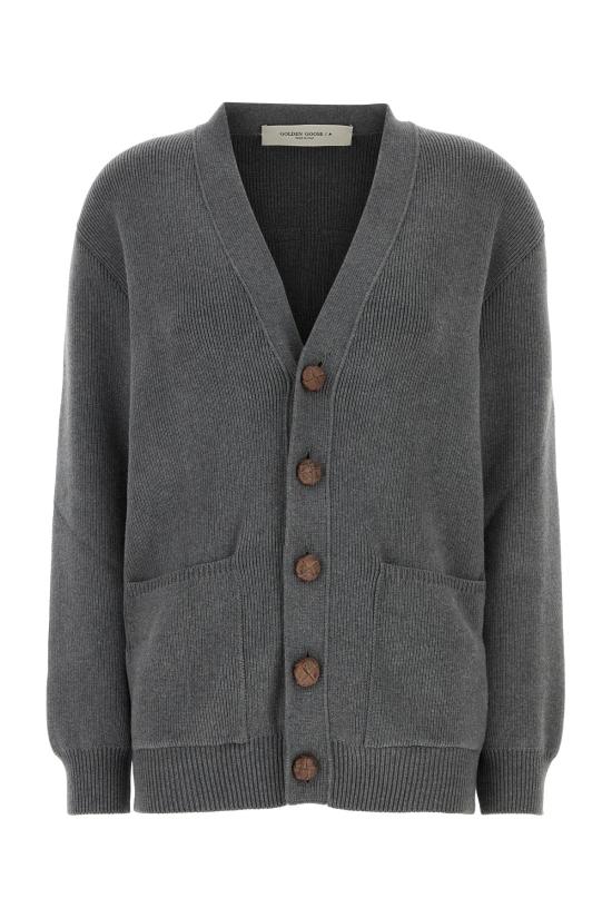 26FW 골든구스 코튼 버튼 가디건 GWP00950P000662 60304 GRAY