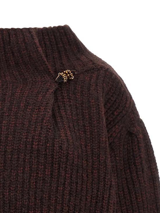  드리스 반 노튼 스웨터 LD2520112292725355 BROWN - DRIES VAN NOTEN