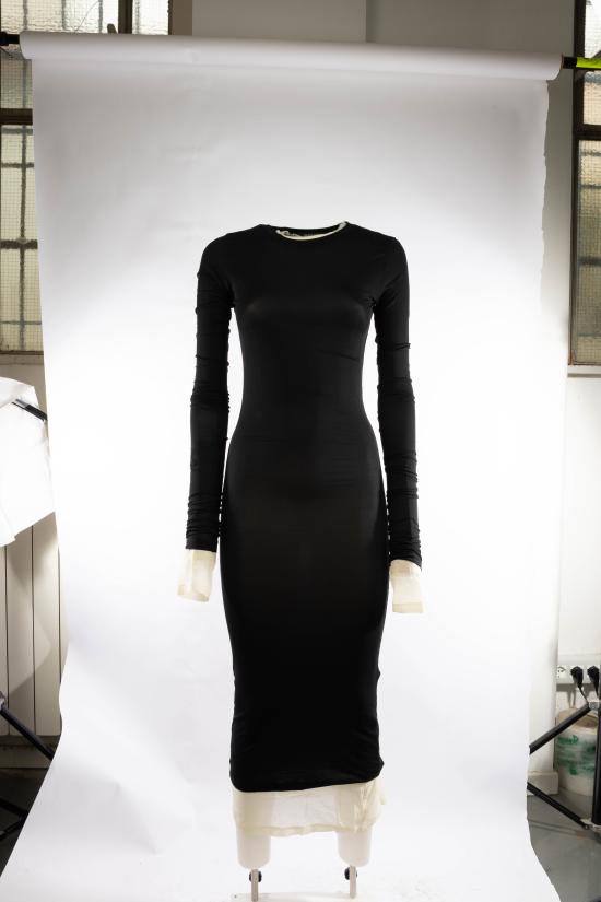 26FW 피비 파일로 원피스 ER159VI3708 900BK BLACK