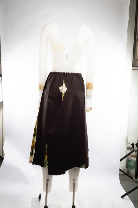 26FW 프라다 스커트 P10G46639 F0192 Ebano - PRADA