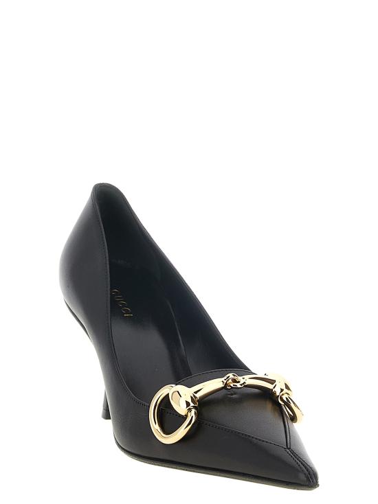 26FW 구찌 불바르 가죽 펌프스 875068AAGOE1000 Black - GUCCI