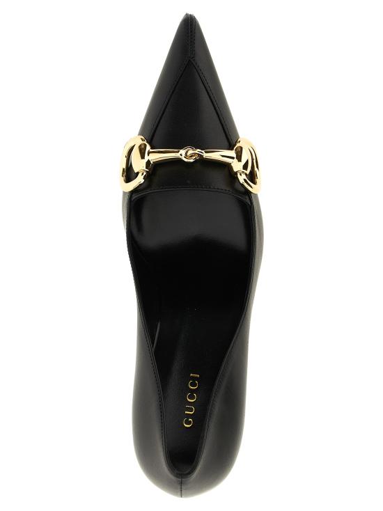 26FW 구찌 불바르 가죽 펌프스 875068AAGOE1000 Black - GUCCI