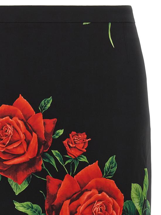 26FW 돌체앤가바나 미디 스커트 F4CSJTFSA9RHN6EJ Black - DOLCE & GABBANA