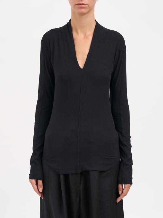 26FW 안드레아 야코브 스웨터 R26WTIB32MODAL09 Black