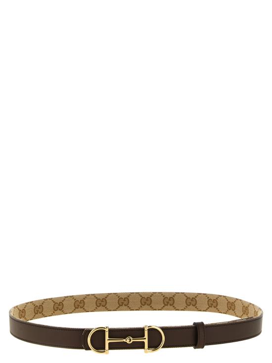 26FW 구찌 홀스빗 버클 리버시블 벨트 A001V4FAF7J9651 Multicolor - GUCCI