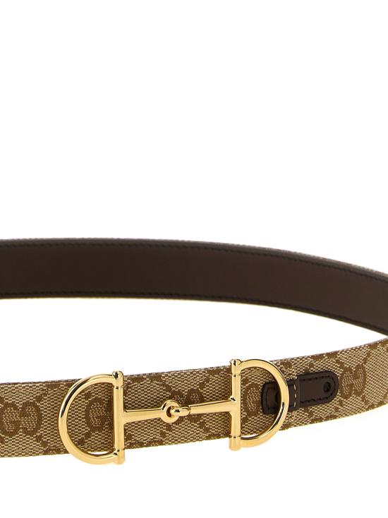 26FW 구찌 홀스빗 버클 리버시블 벨트 A001V4FAF7J9651 Multicolor - GUCCI