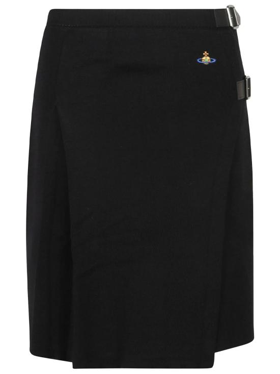 26FW 비비안웨스트우드 미디 스커트 3802001KY005E N401 BLACK