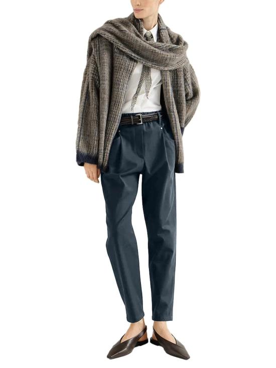  브루넬로 쿠치넬리 트레이닝/조거 팬츠 01a0a4b4 ce38 72b9 ac3f fa6ac2203313 GREY - BRUNELLO CUCINELLI