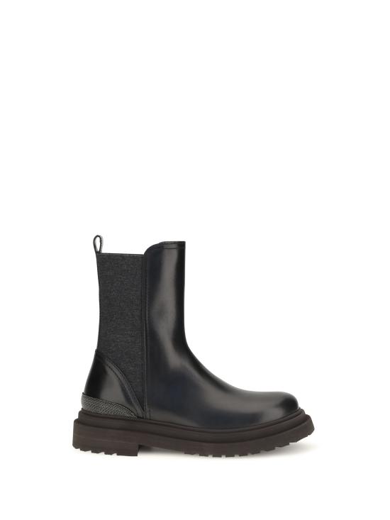 26FW 브루넬로 쿠치넬리 부츠 MZOLG3307 C101 BLACK