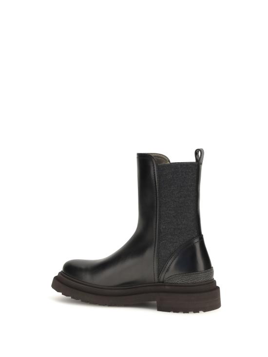 26FW 브루넬로 쿠치넬리 부츠 MZOLG3307 C101 BLACK - BRUNELLO CUCINELLI