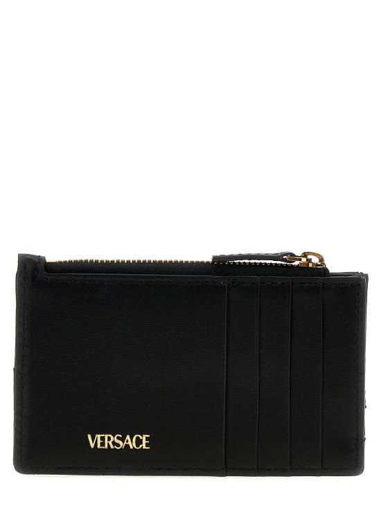  베르사체 명함지갑 LD10162271A129751B00V BLACK - VERSACE