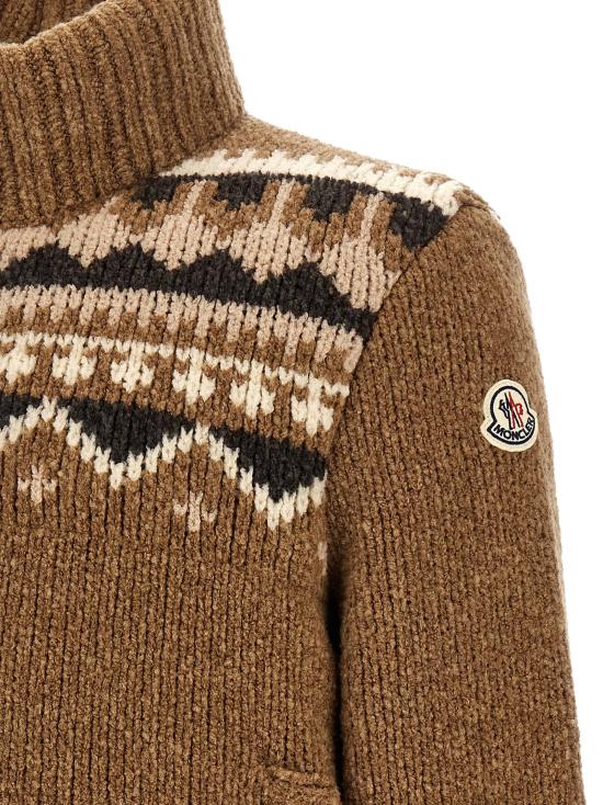  몽클레어 가디건 LDL20919B00033M7773P22 BROWN - MONCLER