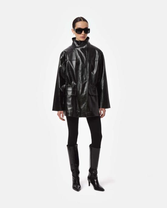  아파리 패딩 Apparis Edie Croc 파카 느와르 악어