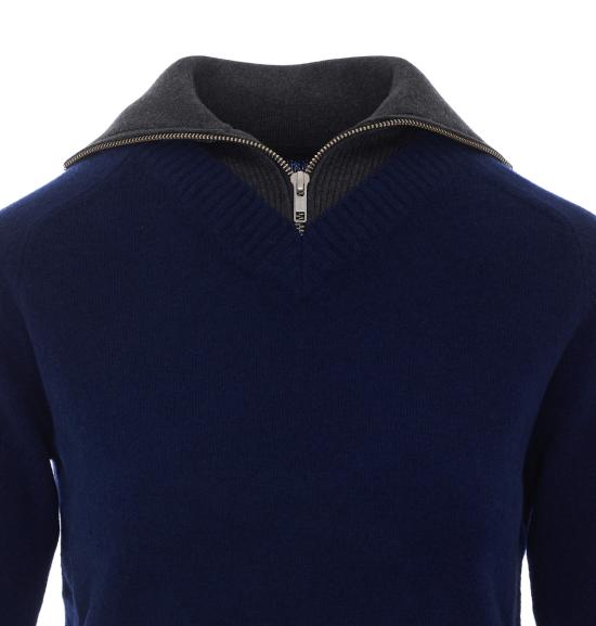26FW MM6 메종마르지엘라 스웨터 S62HA0109 M13343962 BLUE - MM6 MAISON MARGIELA