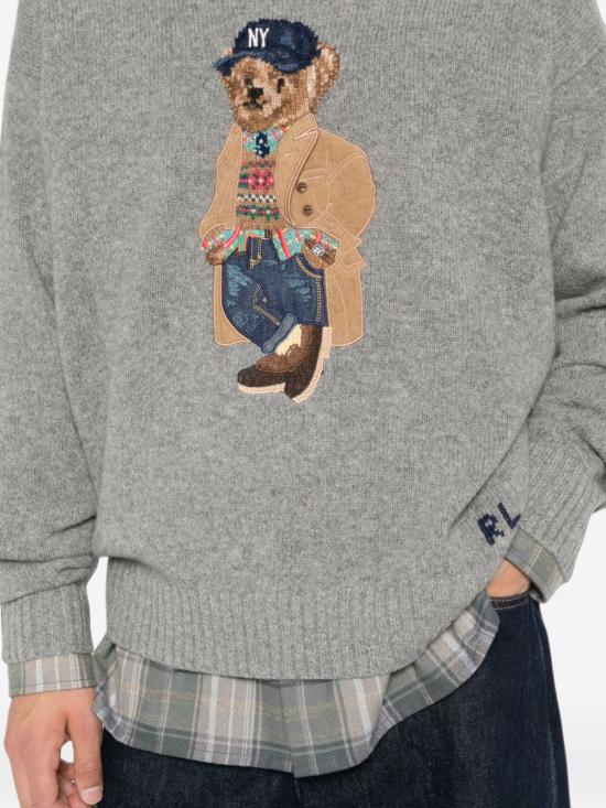 26FW 폴로 랄프로렌 스웨터 710B28590 001 GREY - POLO RALPH LAUREN