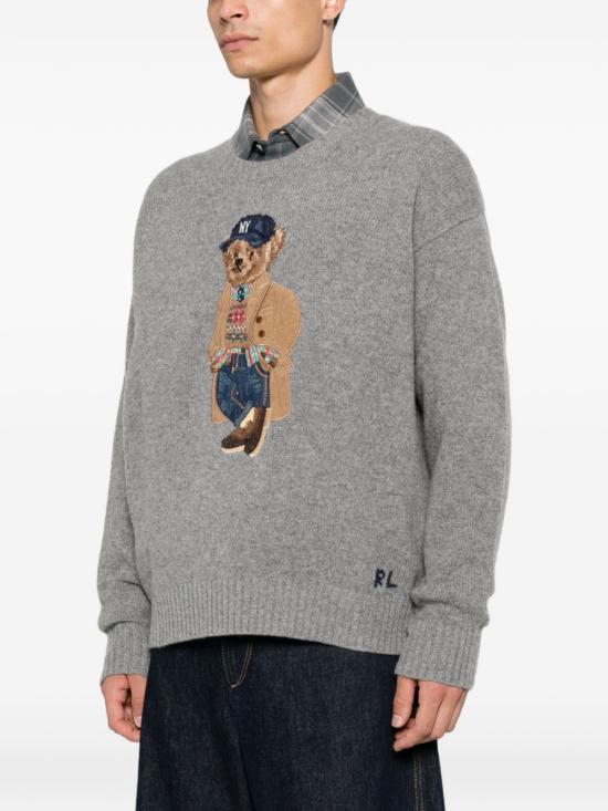 26FW 폴로 랄프로렌 스웨터 710B28590 001 GREY - POLO RALPH LAUREN