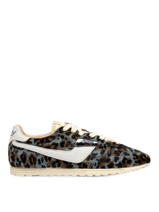 26FW 오트리 WINDSPIN 윈드스핀 스니커즈 WSLW PZ03 GRAY LEOPARD WHITE DOM