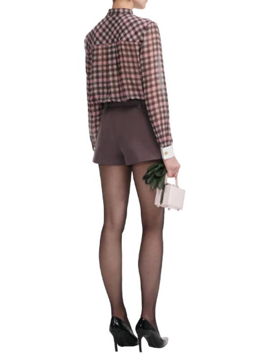  셀프 포트레이트 블라우스 01a03d6b 65e5 7279 b981 99f42580f0bd BROWN - SELF PORTRAIT