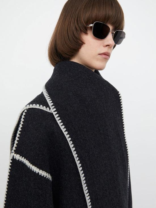  토템 자켓 01a03d6a 7c92 707b 9476 1ce6ad266563 BLACK - TOTEME
