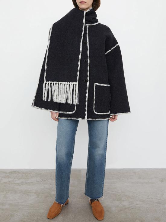  토템 자켓 01a03d6a 7c92 707b 9476 1ce6ad266563 BLACK - TOTEME