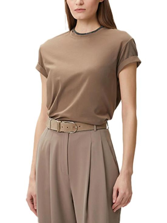  브루넬로 쿠치넬리 폴로 티셔츠 01a0a4b4 cefc 741c a00e 1e0af914995f BROWN - BRUNELLO CUCINELLI