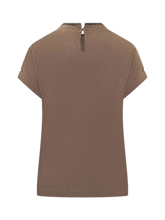  브루넬로 쿠치넬리 폴로 티셔츠 01a0a4b4 cefc 741c a00e 1e0af914995f BROWN - BRUNELLO CUCINELLI
