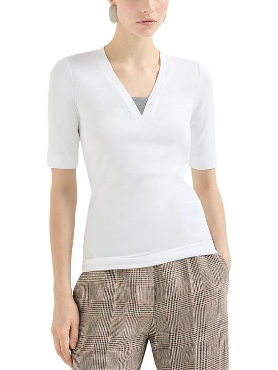  브루넬로 쿠치넬리 폴로 티셔츠 01a03d6a 15c3 74eb 87f0 57f6b269fcbd WHITE - BRUNELLO CUCINELLI
