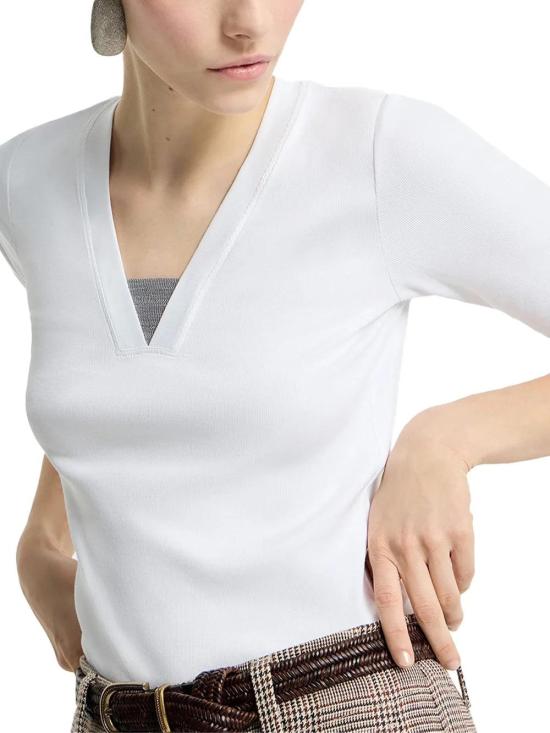  브루넬로 쿠치넬리 폴로 티셔츠 01a03d6a 15c3 74eb 87f0 57f6b269fcbd WHITE - BRUNELLO CUCINELLI