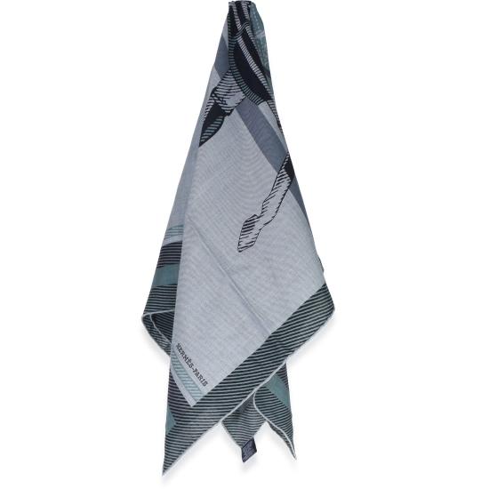  에르메스 머플러/스카프 01a01542 ee1a 75f5 9b92 9cf90c9b74fd BLUE - HERMES