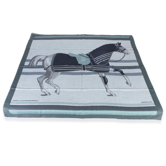  에르메스 머플러/스카프 01a01542 ee1a 75f5 9b92 9cf90c9b74fd BLUE - HERMES