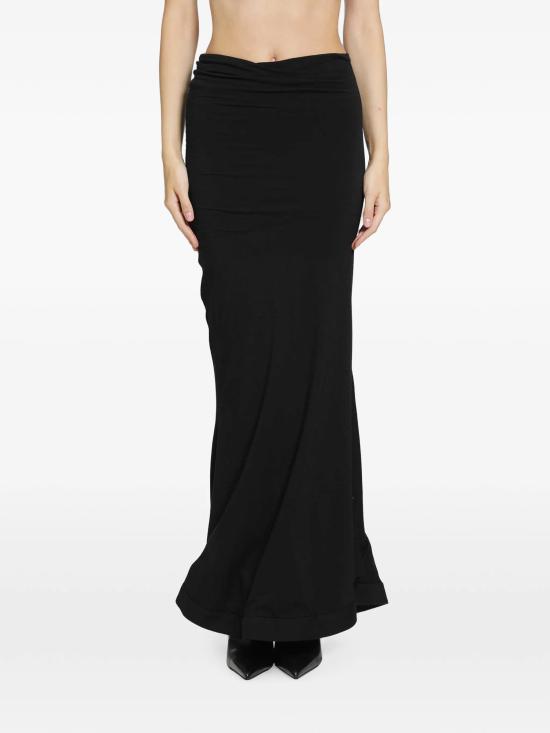 26FW 와타나베 준야 미디 스커트 JR S009 1 BLACK
