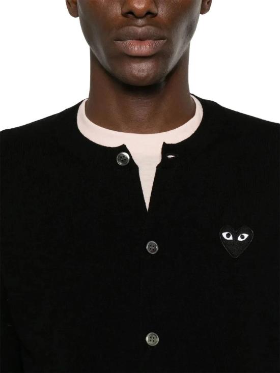  꼼데가르송 스웨터 01a03d69 61b4 78e0 8d10 39d0246e6716 BLACK - COMME DES GARCONS