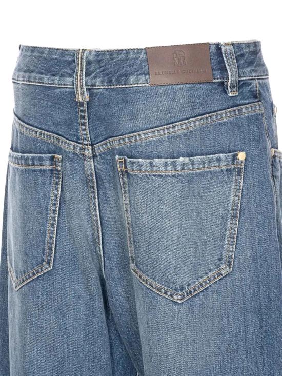  브루넬로 쿠치넬리 데님 팬츠 01a09f8a 0cb6 7e2e 8962 eeea3924ac42 BLUE - BRUNELLO CUCINELLI