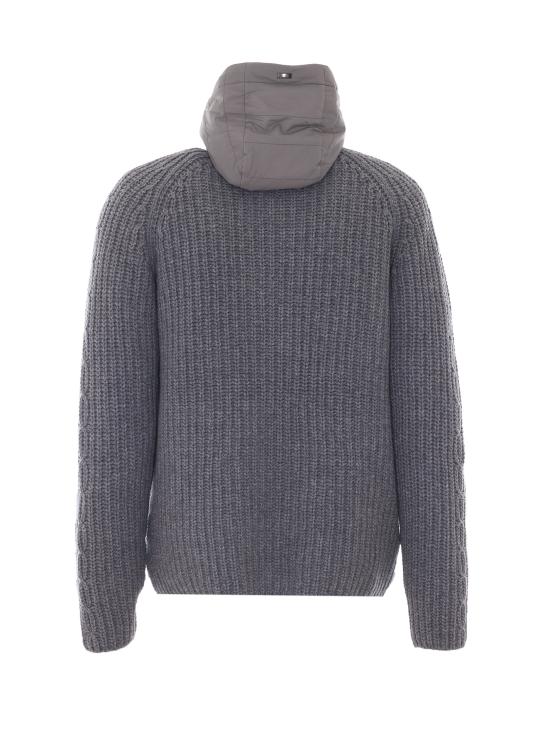 26FW 에르노 케이블 콘 스티치 울 재킷 케이블 콘 스티치 울 재킷 MC000231U 700649406 - HERNO