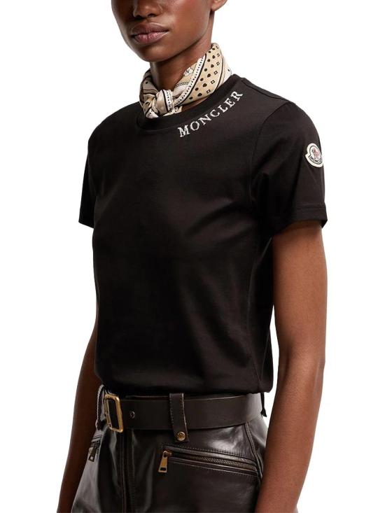  몽클레어 폴로 티셔츠 01a03d69 0354 77d5 991a 5553d5658fb6 BLACK - MONCLER