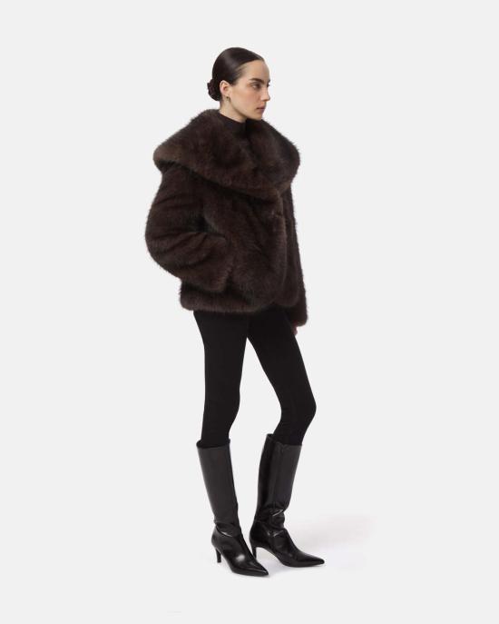  아파리 코트 Apparis Yara Sable Coat 포브 멀티 - APPARIS