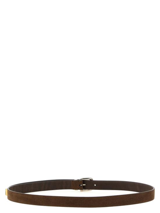  브루넬로 쿠치넬리 벨트 LDMAUGP259C7959 BROWN - BRUNELLO CUCINELLI