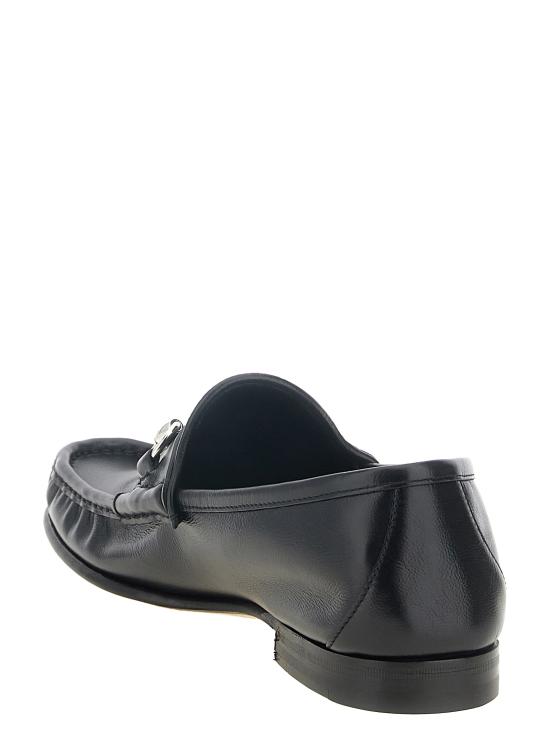 26FW 구찌 루가노 가죽 로퍼 871668AAF3Q1000 Black - GUCCI