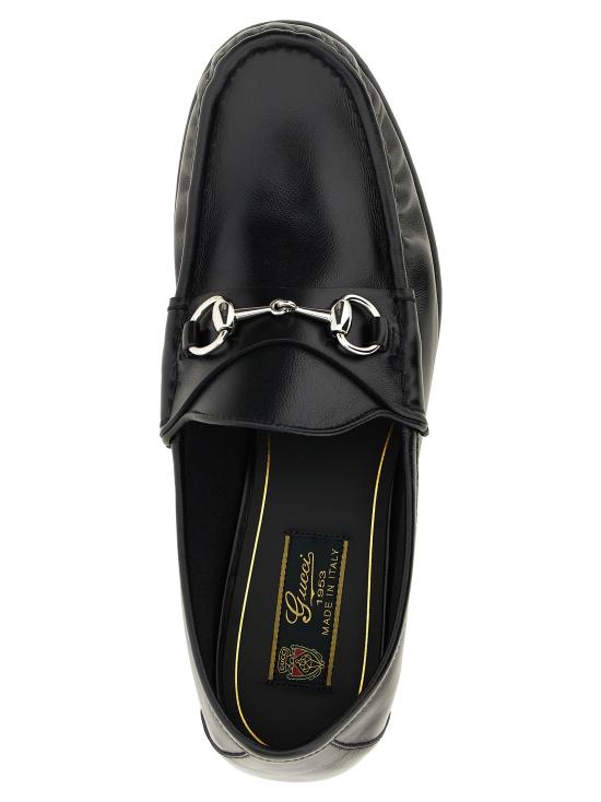 26FW 구찌 루가노 가죽 로퍼 871668AAF3Q1000 Black - GUCCI