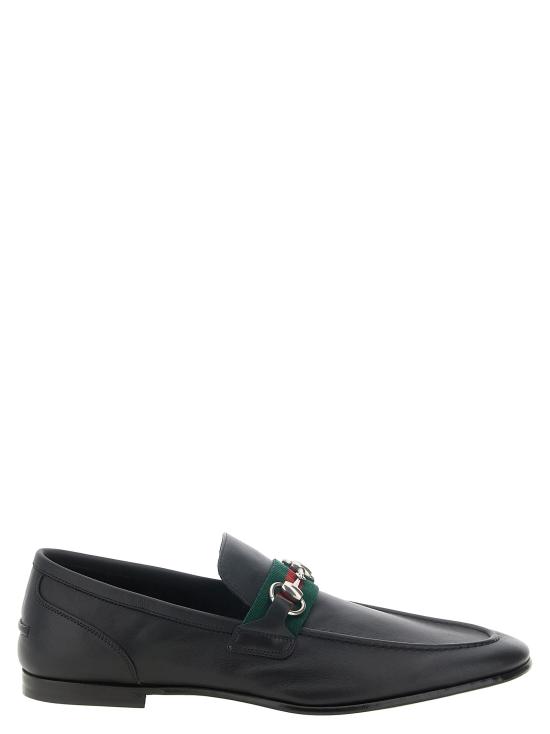 26FW 구찌 코모 홀스빗 레더 로퍼 874936AAGSM1060 Black