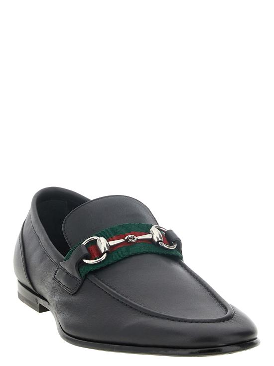 26FW 구찌 코모 홀스빗 레더 로퍼 874936AAGSM1060 Black - GUCCI