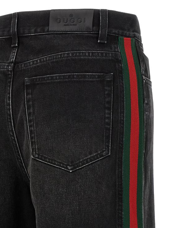 26FW 구찌 데님 팬츠 A002IAXDDIC1000 Black - GUCCI