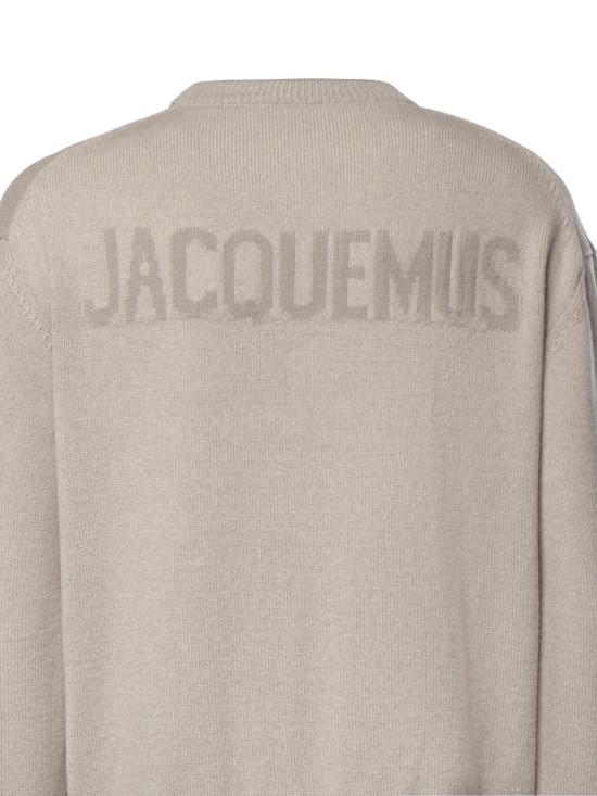 26FW 자크뮈스 스웨터 SWW00644AK00347 130 LIGHT BEIGE - JACQUEMUS