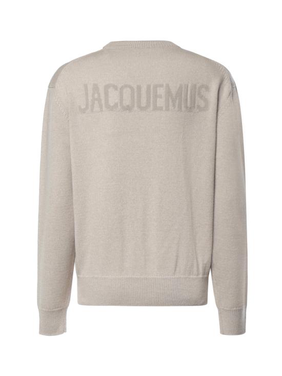26FW 자크뮈스 스웨터 SWW00644AK00347 130 LIGHT BEIGE - JACQUEMUS