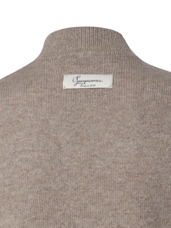 26FW 자크뮈스 스웨터 SWW00650AK00264 150 BEIGE - JACQUEMUS